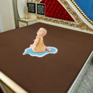 "Waterproof Mattress Protector King Size 72x78 Inch | Bed Cover for Baby & Adult Urine Protection | Washable, Anti-Dust, Spill Resistant Fitted Sheet"